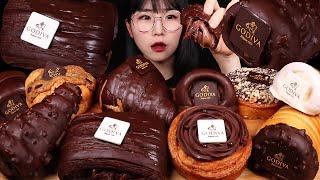 초코만 탈탈 털어온 고디바 베이커리 먹방 GODIVA Bakery Chocolate Bread ASMR MUKBANG Eating Sounds