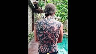 Back piece tattoo The Life Ink Bali.