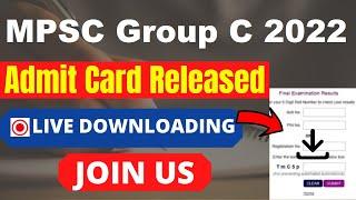 MPSC Group C Hall Ticket 2022 Out Download Your Combined Admit Card Here