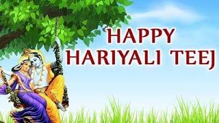 Hariyali teej whatsapp Status Video  Radhakrishna status  wish you All Happy Teej