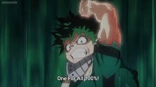 Dekus Rage One For All 100% Wyoming Smash Deku vs Tomura Shigaraki