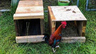 Making Nest Boxes For My Backyard Chickens