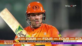 Josh Inglis 62 runs vs Hobart Hurricanes 8th Match - Hobart Hurricanes vs Perth Scorchers