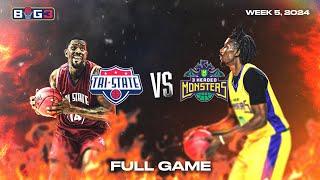 2024 BIG3 Week 5  3 Headed Monsters vs. Tri State