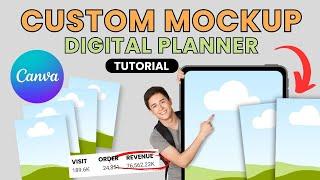 How To Create Custom Mockup In Canva For Digital Planner Sell On Etsy