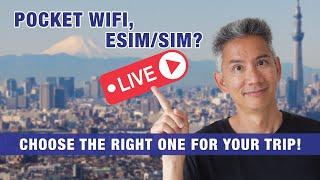 Pocket WiFi eSIM or SIM for Japan? LIVE Q&A - Choose the Right Internet Option