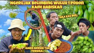 LIDAH BESI BENY BUAT BAGONG KAGUM SAAT MENIKMATI RUJAK WULUH PINGGIR SUNGAI