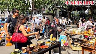 PARIS LIVE Bonjour Paris Weekend Flea Market Walk Live Streaming 07July2024