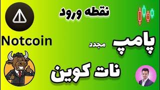 پامپ نات کوین  نقطه ورود notcoin 