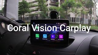 Coral Vision Carplay  Portable Car Console