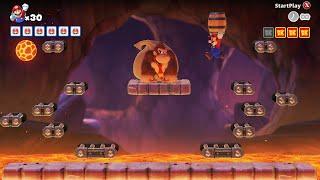 Mario Vs Donkey Kong Fire Mountain All Stars Gameplay Switch