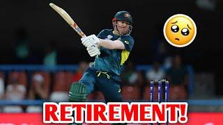 David Warner RETIREMENT from International Cricket...LAST MESSAGE   Australia T20 World Cup News