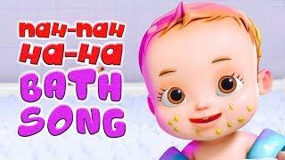 Nah Nah Ha Ha - Bath Song  Baby Ronnie  Nursery Rhymes Kids Songs  Videogyan 3D Rhymes