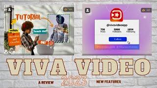 Edit with Viva Video 2023*New teleprompter caption & background Features*