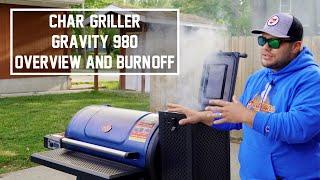 Char Griller Gravity Fed 980 Overview Seasoning and Burn-Off