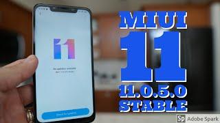 Poco F1  MIUI 11  11.0.5.0 Stable Update