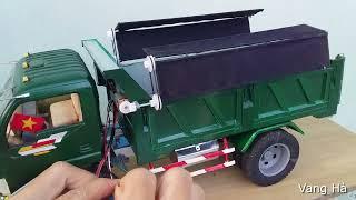Chế bạt cánh tự động cho xe ben mô hình  Vang Hà