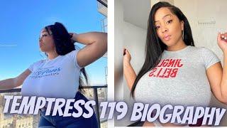 Temptress 119 biography  Big busty curvy model  try to not curvy  @24curvyplusupdate47