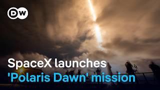 SpaceX launches Polaris Dawn mission with all-civilian crew  DW News