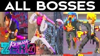 Katana ZERO - ALL BOSSES  ALL BOSS BATTLES + Ending