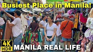 MANILA CITY’s Most Vibrant Street Market DIVISORIA  Philippines Walking Tour