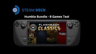 Humble Flashback Classics  Game Bundle  Steam Deck Gameplay