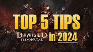 Top 5 Beginner Tips I Wish I Knew Sooner in Diablo Immortal 2024