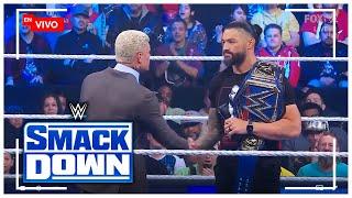  RESPETO ABSOLUTO ENTRE ROMAN REIGNS Y CODY RHODES   WWE SMACKDOWN 3 MARZO 2023