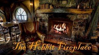 Hobbiton Movie Set Fireplace Ambience featuring Pickles the Cat