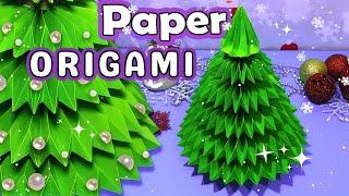 Paper Crafts For School DIY paper Сhristmas tree  Сhristmas crafts