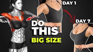 Lose Fat & Increase Breast Size  The Most Effective Exercise