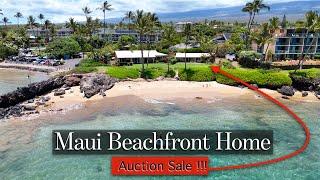 MAUI Beachfront House - AUCTION Sale  - How much $ will it Sell for???