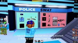 How to No-clip through doorswalls in ROBLOX JAILBREAK for FREE