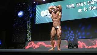 Amateur Olympia Europe 2015   Mens Bodybuilding  90kg   Posing Routine 3