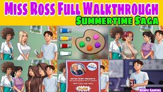 Miss Ross Full Walkthrough Summertime Saga 0.20.1  Miss Ross Complete Storyline