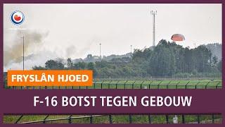 REPO F-16 botst tegen gebouw op vliegbasis Leeuwarden