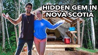 Camping Inside a Luxurious Tent in Nova Scotia MUST VISIT