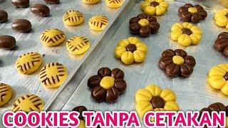 TUTORIAL MENCETAK KUE KERING TANPA CETAKAN PALING MUDAH