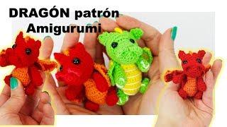 Amigurumi Dragón pequeño patrón paso a paso