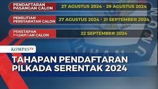 Mulai Dibuka Ini Jadwal Tahapan Pendaftaran Calon Kepala Daerah 2024