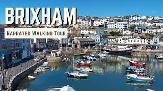 BRIXHAM Devon  4K Narrated Walking Tour  Lets Walk 2023