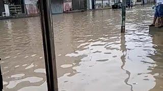 Urban flooding in Karachi after heavy rainfall