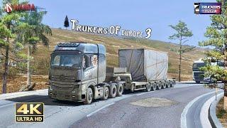 Truckers of Europe 3  hauling OVERSIZE LOAD  ultra HD gameplay