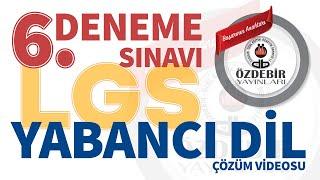 Mayıs 2024 - LGS 6. Deneme Sınavı YABANCI DİL Çözüm Videoları