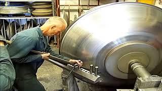 Fast Extreme Big Metal Spinning Process Working Amazing CNC Metal Spinning Machine