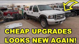 Upgrading my Cheap F250 Superduty with Suncent Auto Headlights and Running Boards