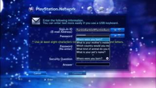 How to create a PlayStation Network Master Account