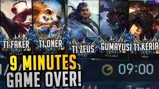 T1 Playing ARAM All Together - Zeus  Oner  Faker  Gumayusi  Keria