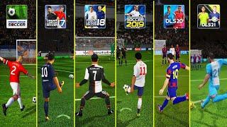 DLS Classic to DLS 21 - Realistic Free kick and Penalty  Dream League Soccer Evolution