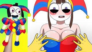 Pomni REACT TO NEW Weird Strict Dad  The Amazing Digital Circus  TikTok Animation Full Video 9